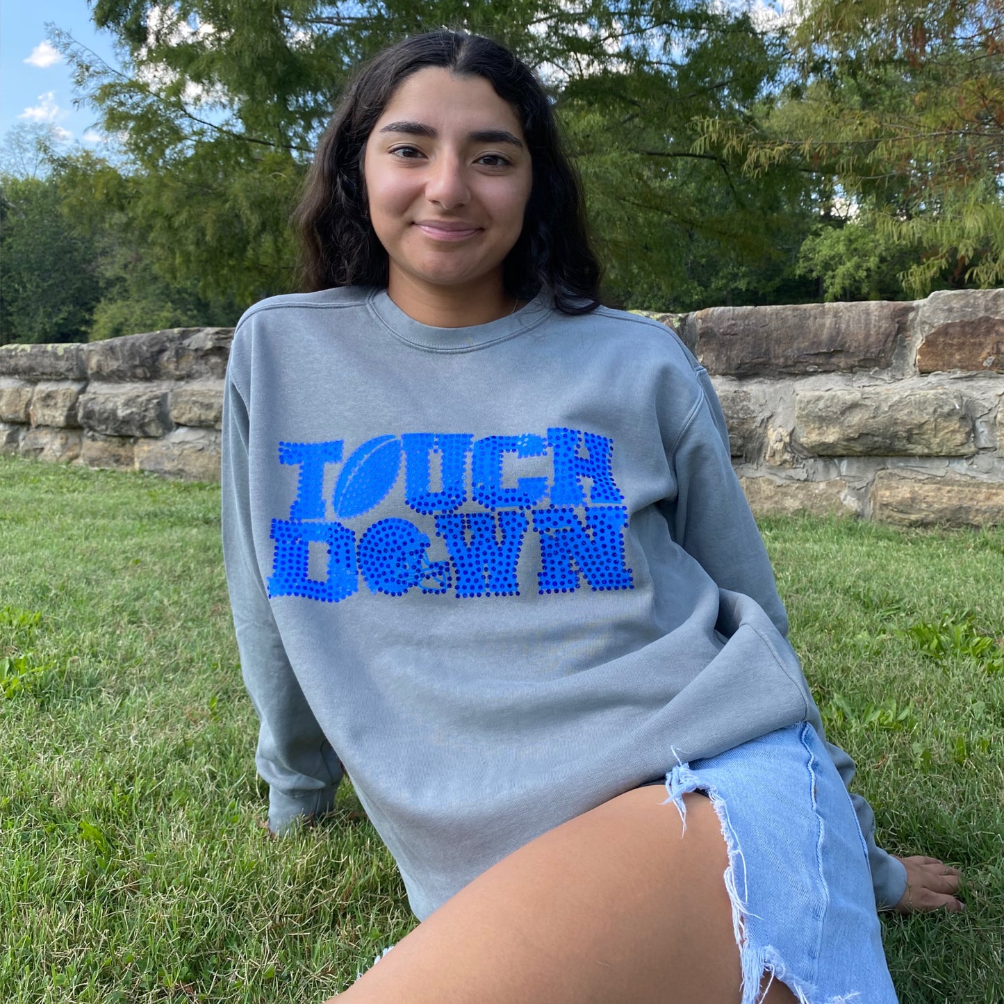 Touch Down Spangle Fleece