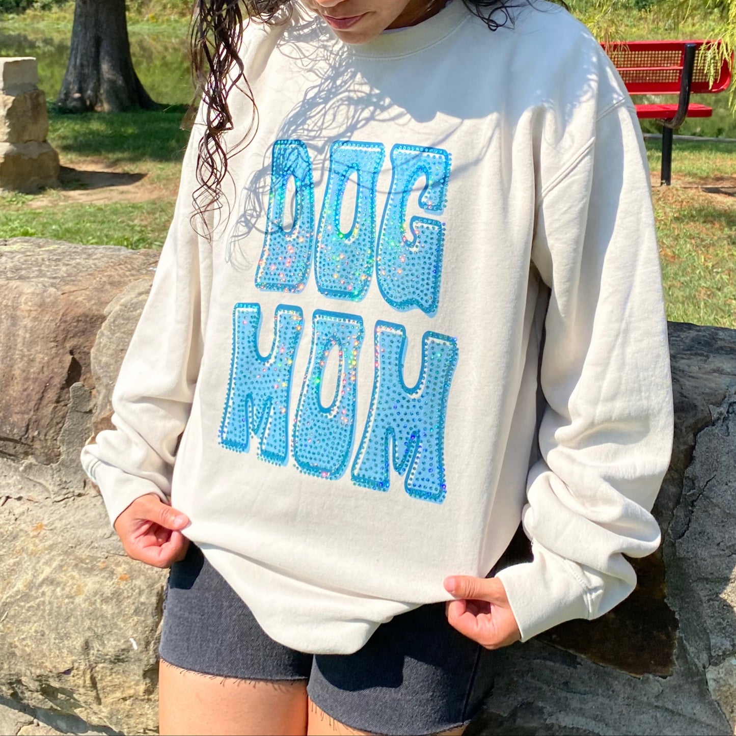 Dog Mom Spangle Fleece