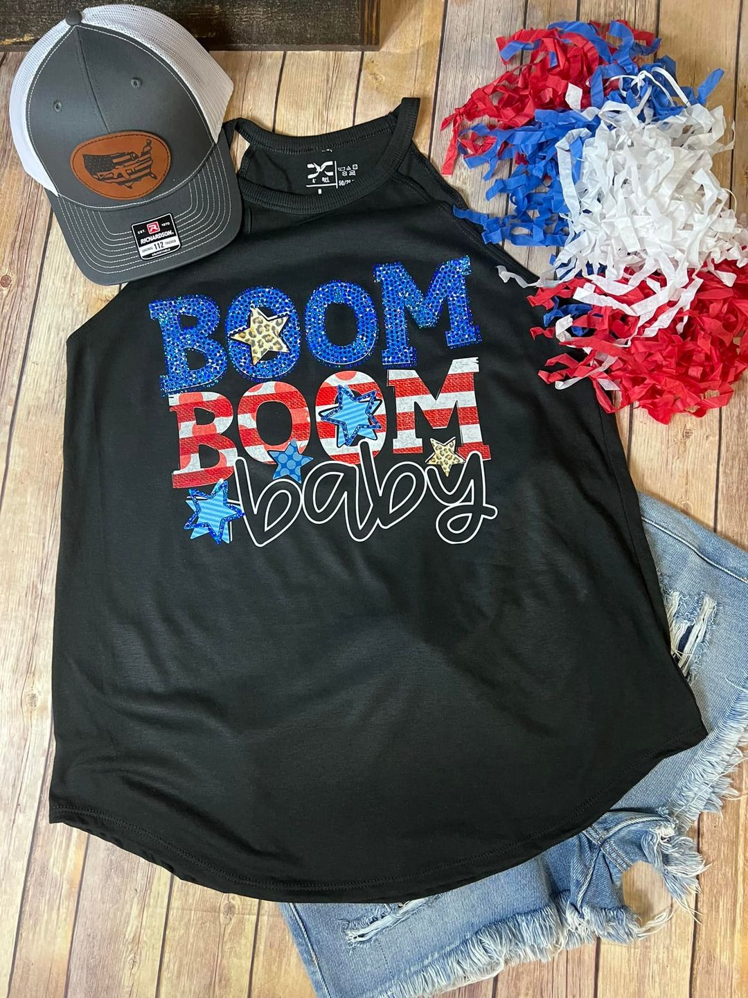 Boom Boom Baby Spangle Tank