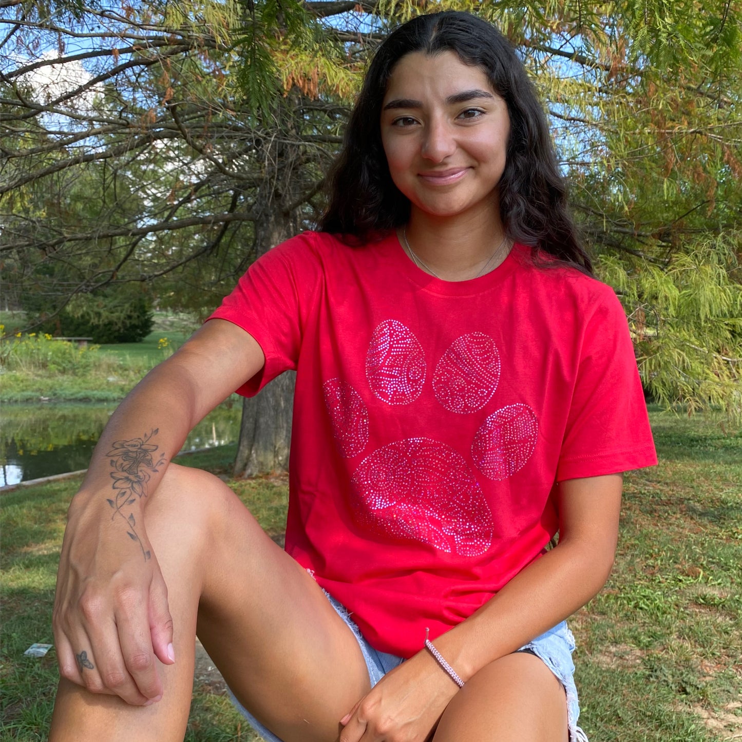 Paw Spangle Tee