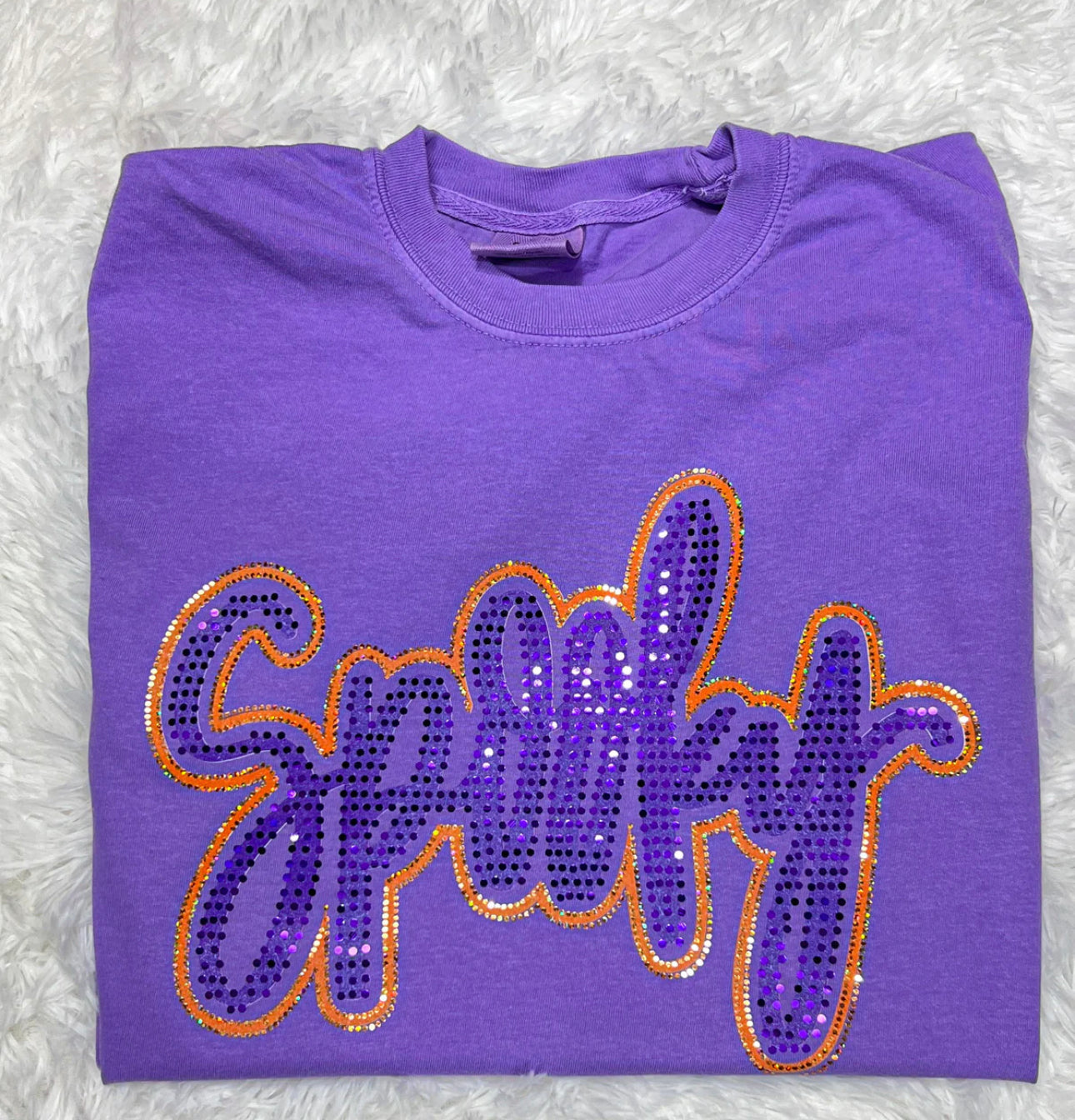 Spooky Violet Spangle Tee