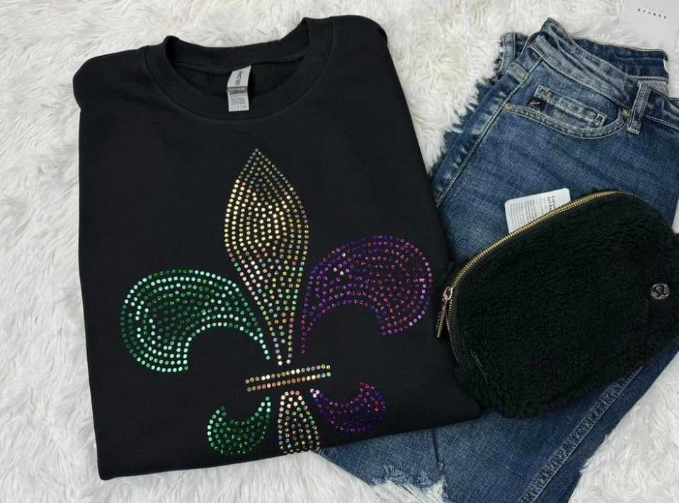 Fleur De Lis Tee / Fleece Spangle