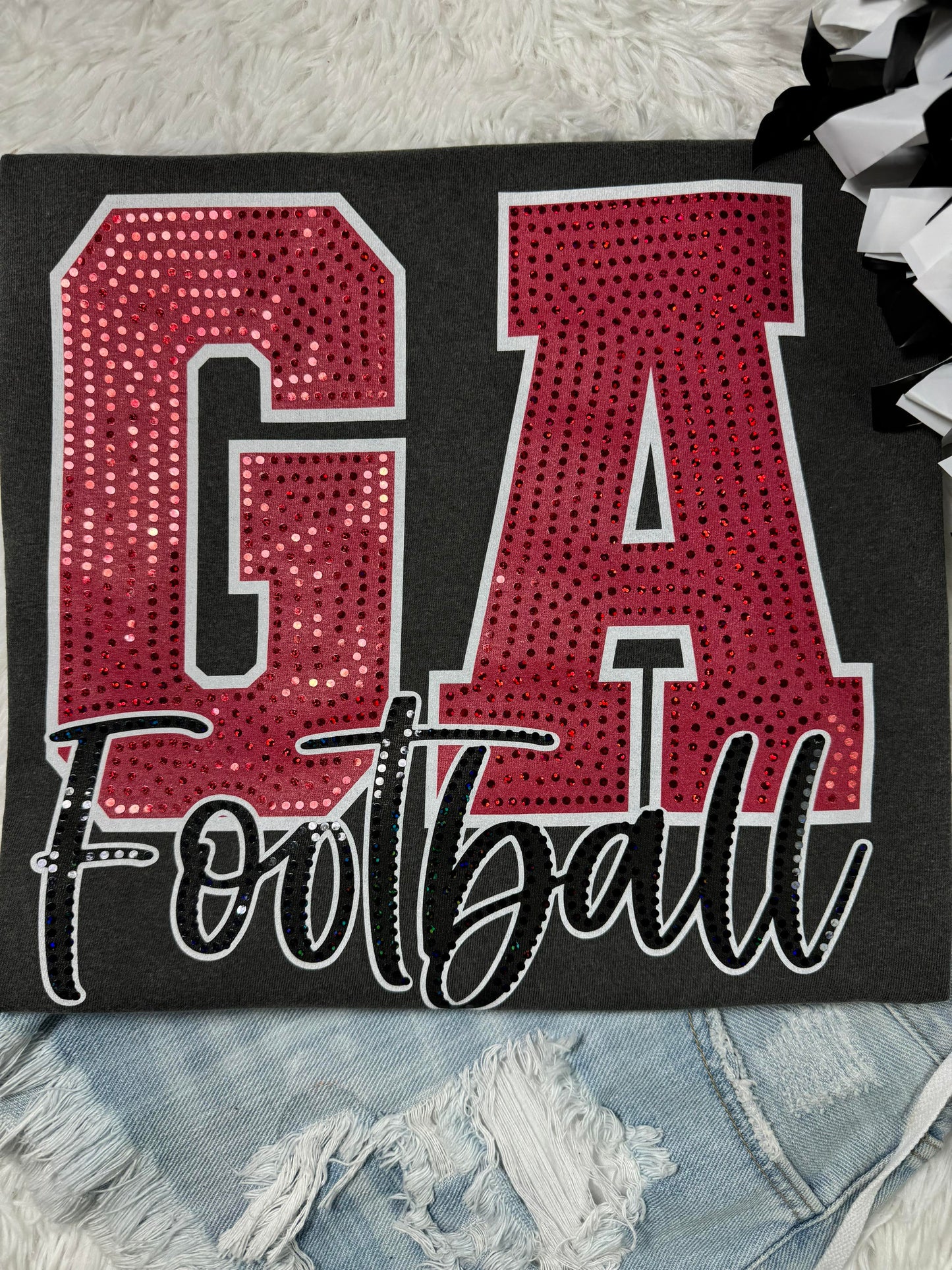GA Football Spangle Tee