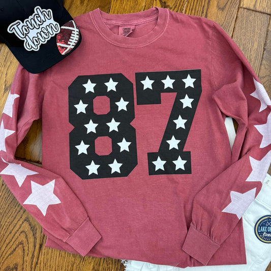 Custom Star Number with Sleeves