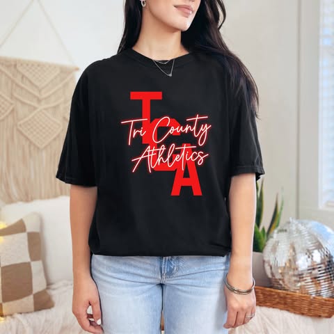 TCA Tri County Athletics red glow