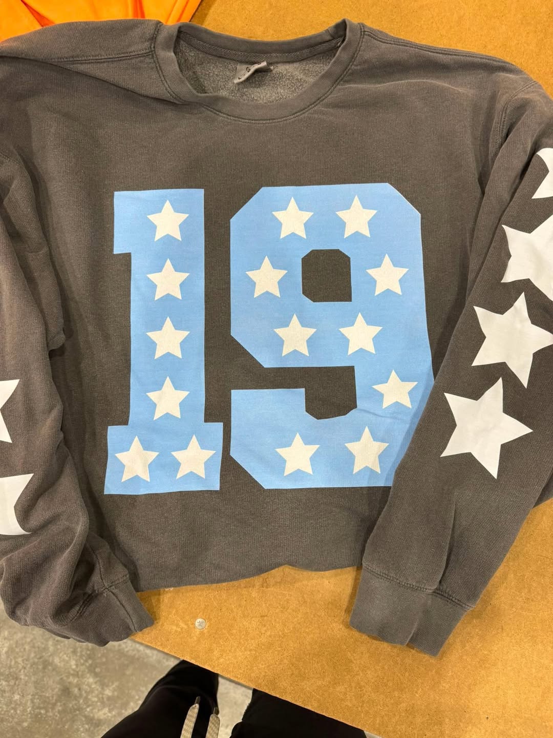 Custom Star Number with Sleeves