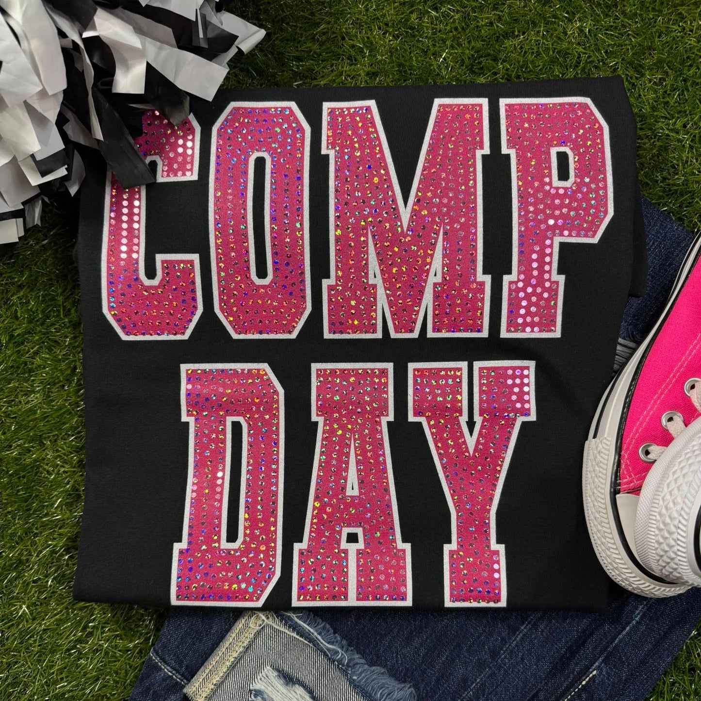 Comp Day Hot Pink Black