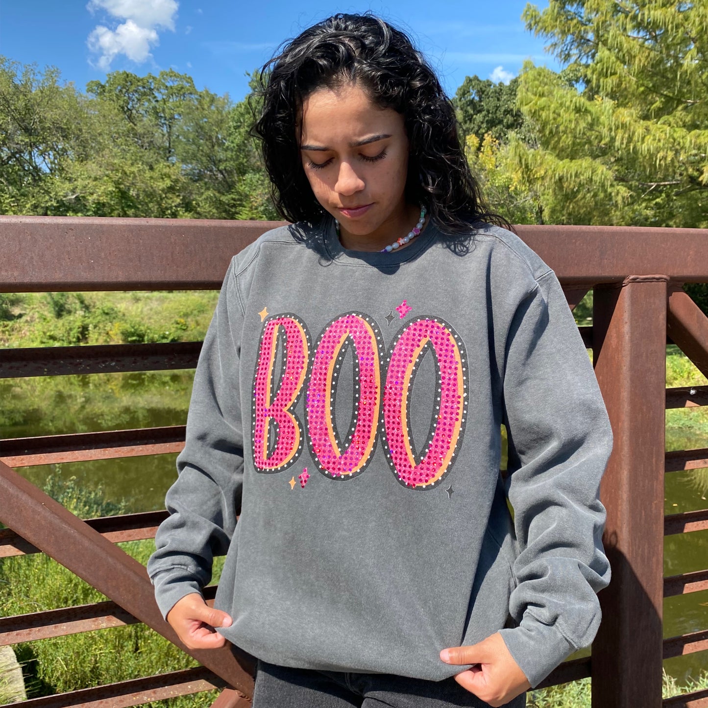 Boo Spangle Fleece