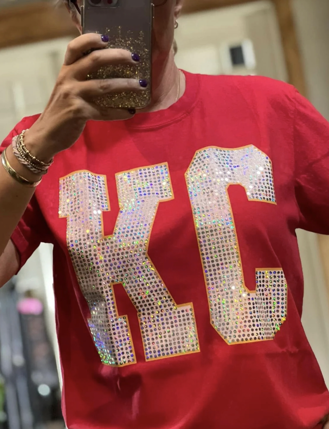 KC Chiefs Spangle Tee
