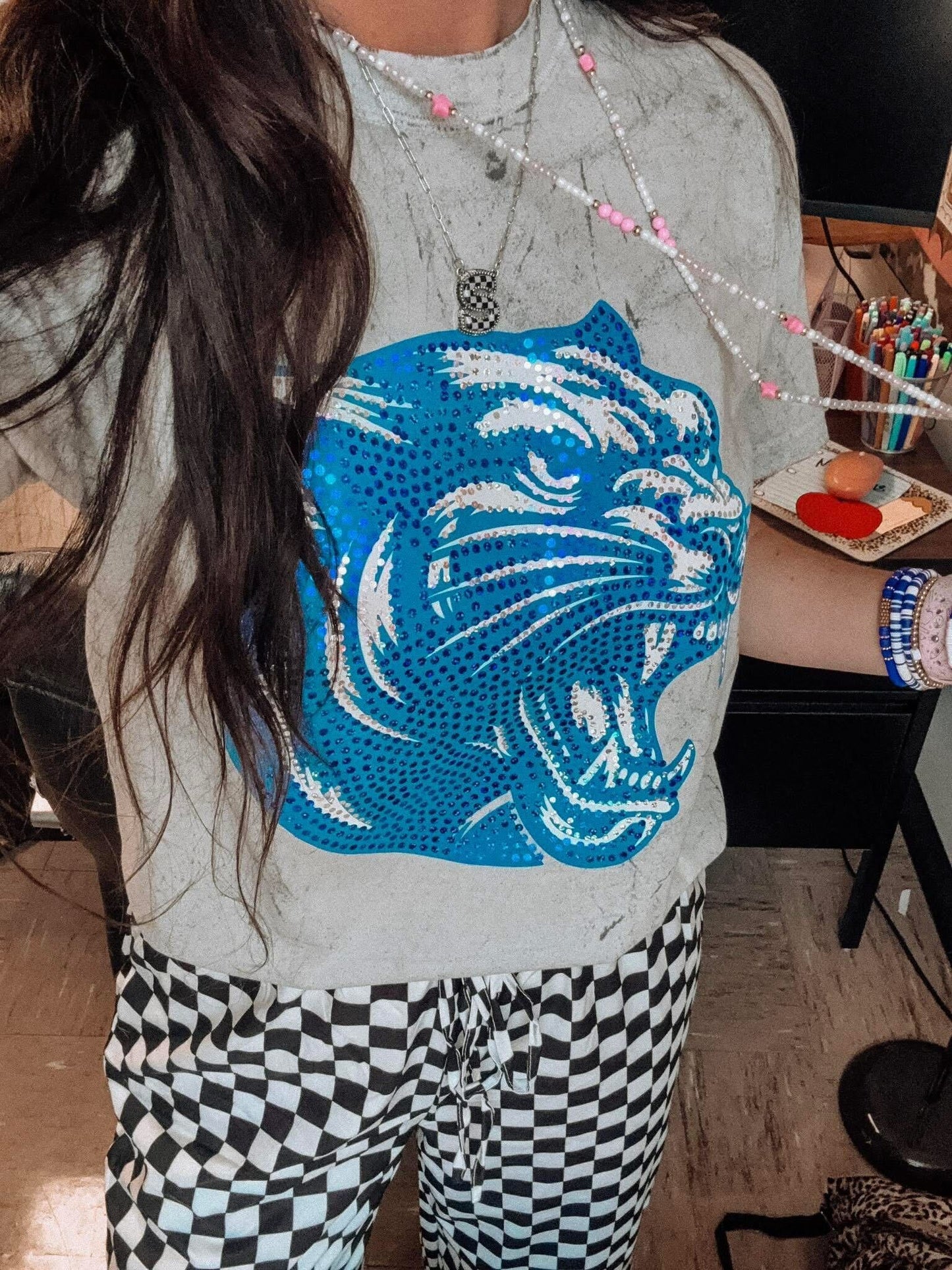 Panther Head Color Blast Tee
