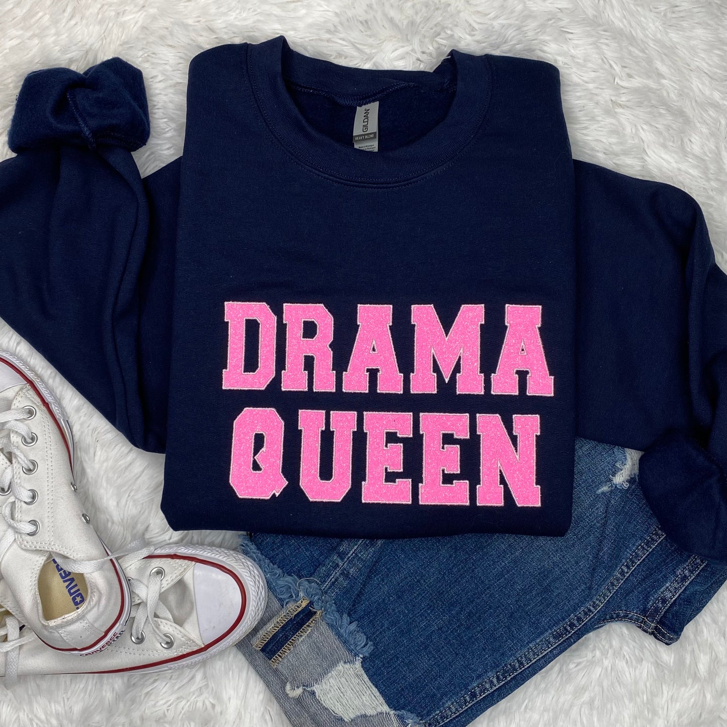 Drama Queen Glitter Embroidery