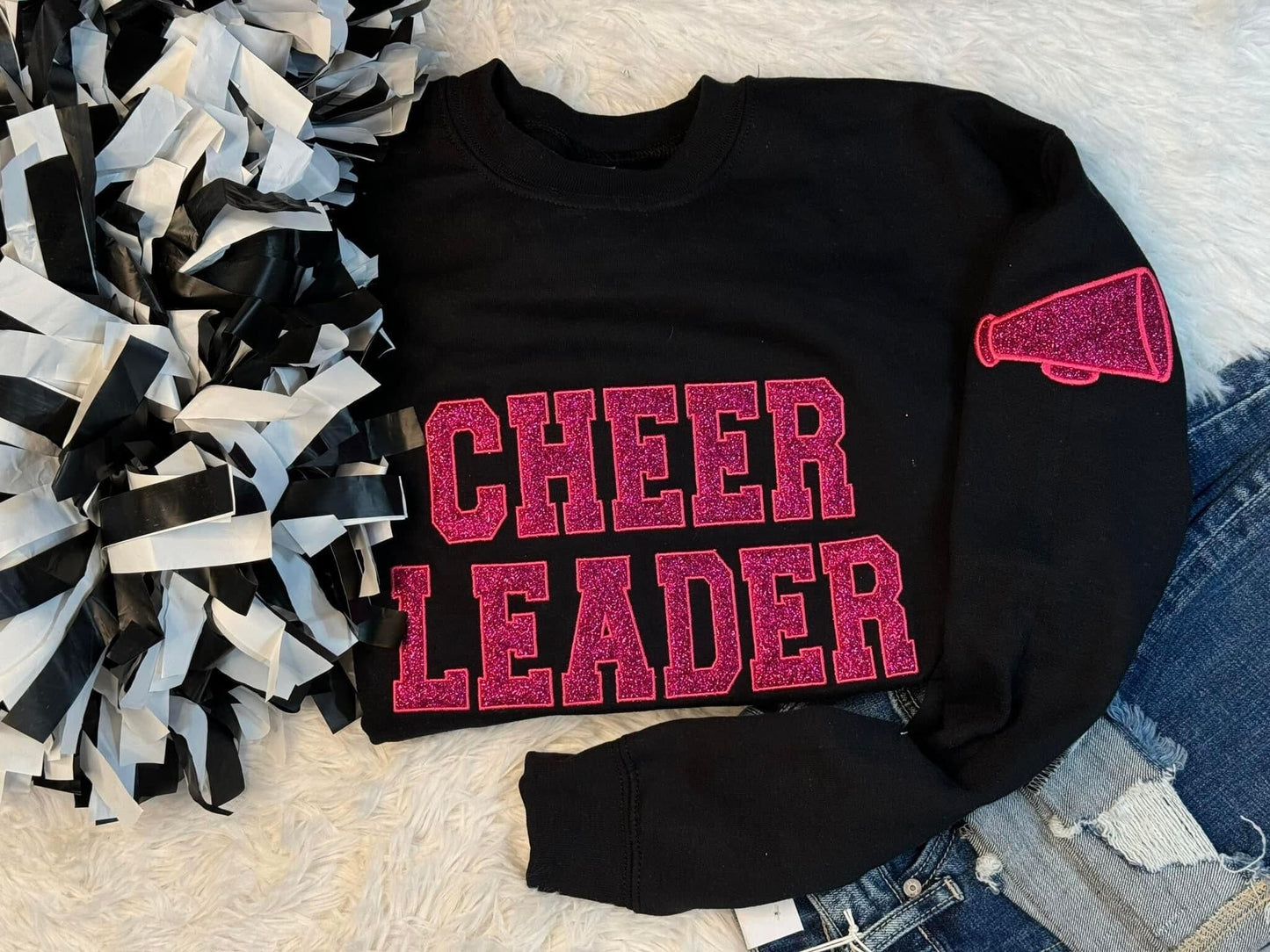 Custom Glitter Embroidered Fleece