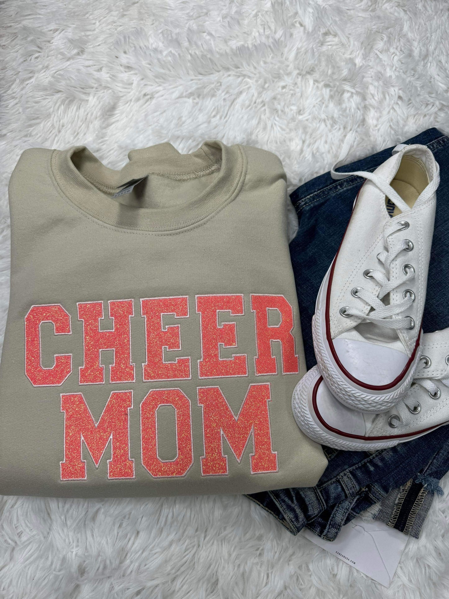 Custom Glitter Embroidered Fleece