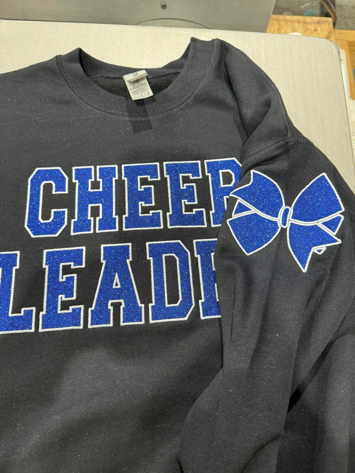 Custom Glitter Embroidered Fleece
