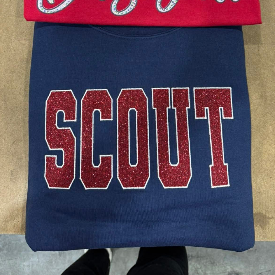 Scout Glitter Embroidery