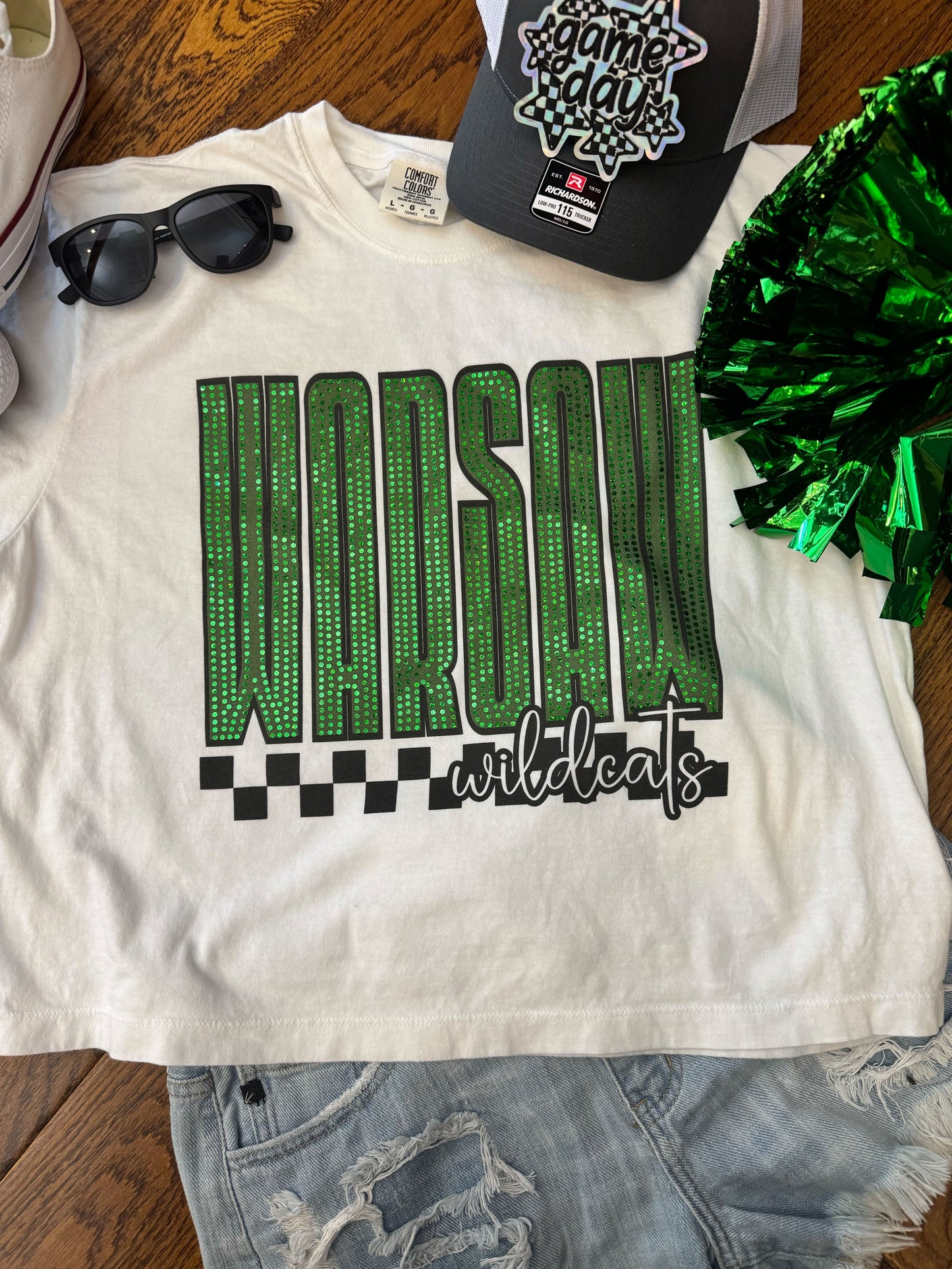 Custom Team Checkered Spangle