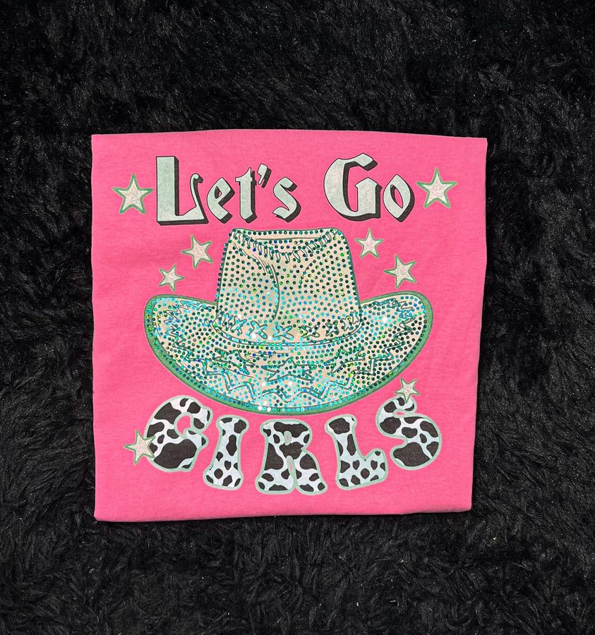 Lets Go Girls Spangle Tee