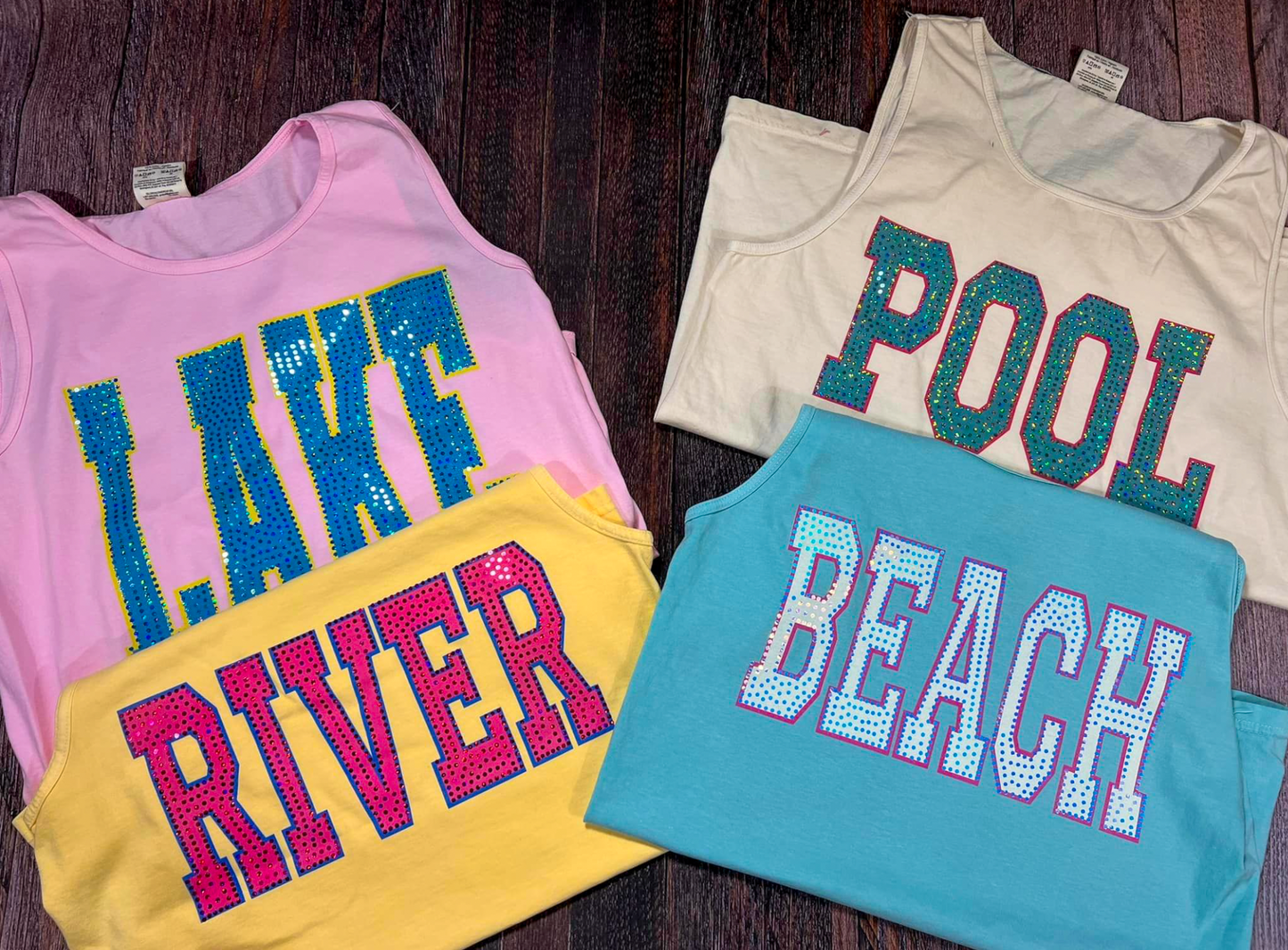 Lake Spangle Comfort Colors Tank