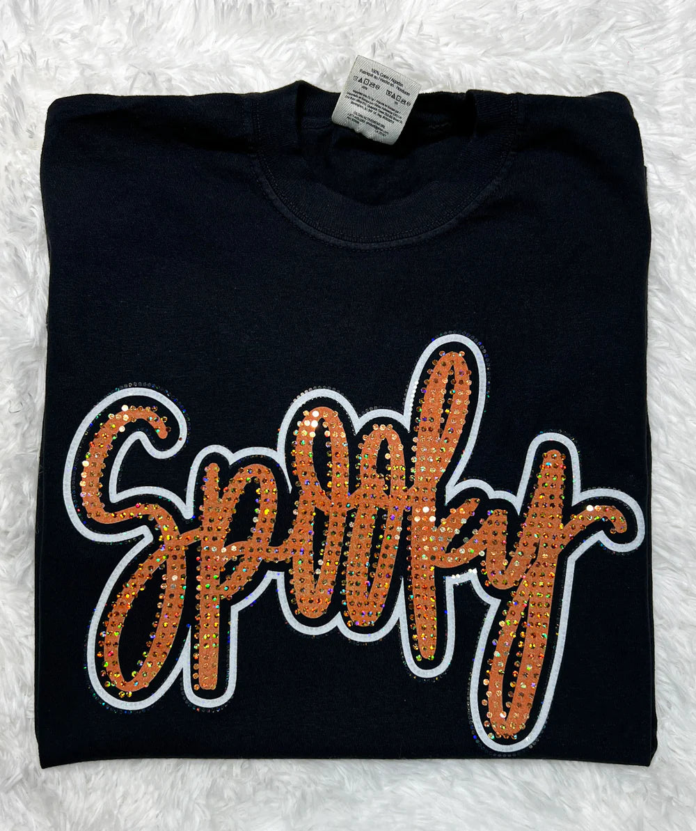 Spooky Halloween Spangle Tee