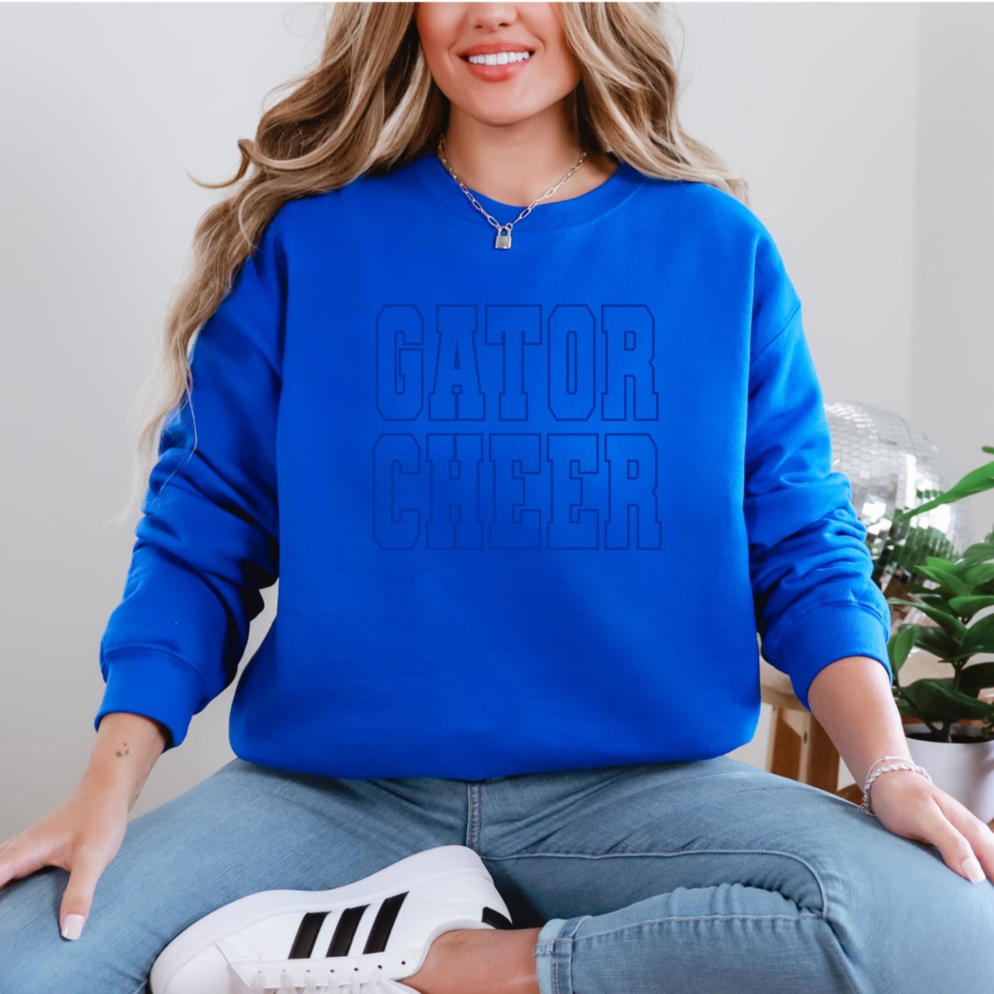 Gator Cheer Embroidery Monotone