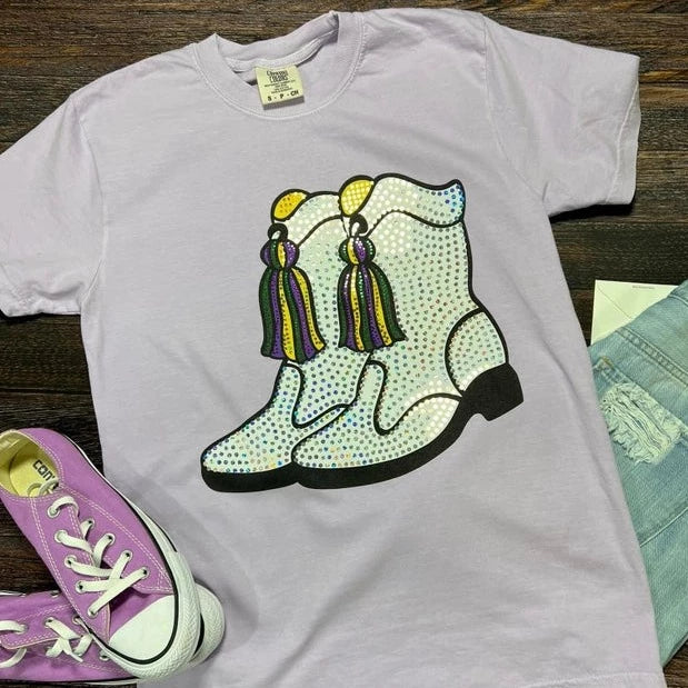 Mardi Gras Boots