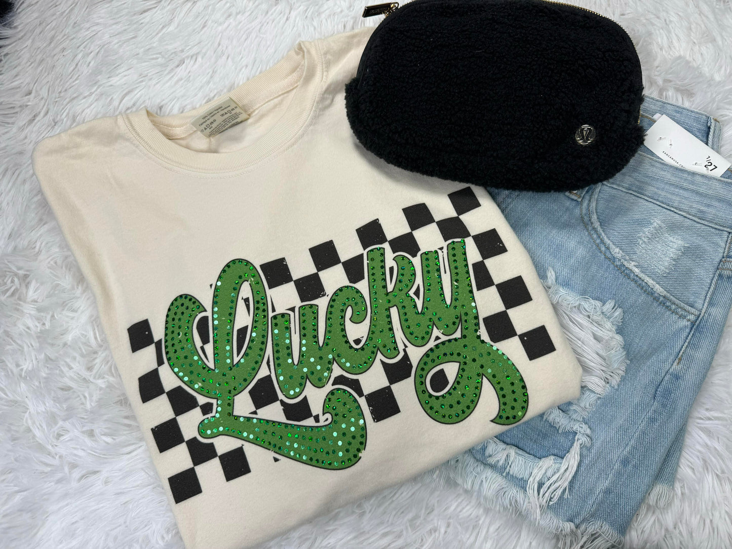 Retro Checkered Lucky