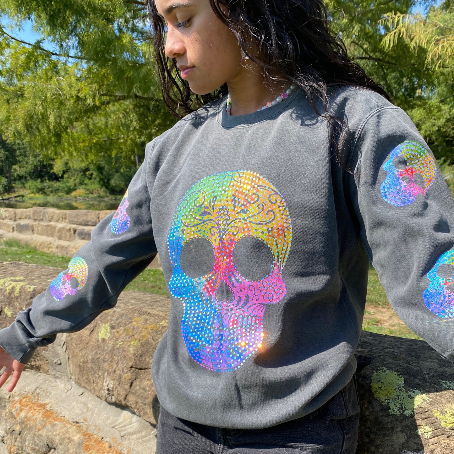 Colorful Skeleton Spangle Fleece
