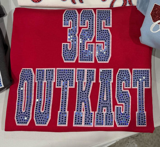325 Outcast Red Tee