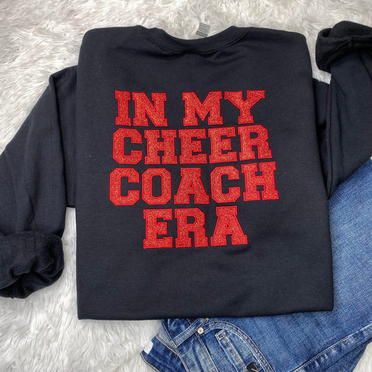 Cheer Coach Era Glitter Embroidery