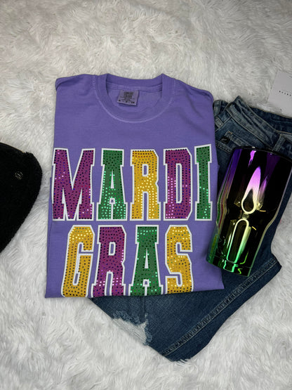 Mardi Gras Spangle Tee
