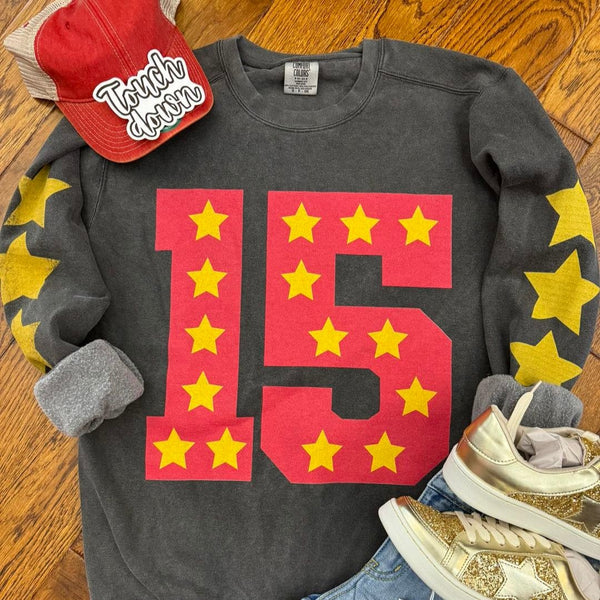 Custom Star Number with Sleeves