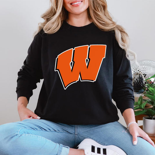 Orange W Logo Spangle