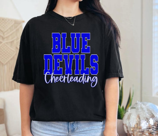 Blue Devils Cheerleading Blue Black