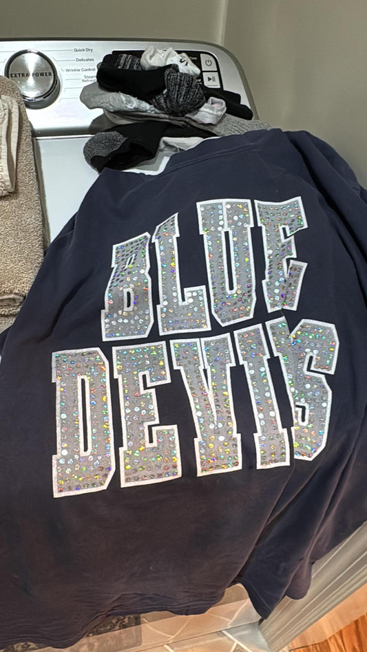 Blue Devils Silver Spangle