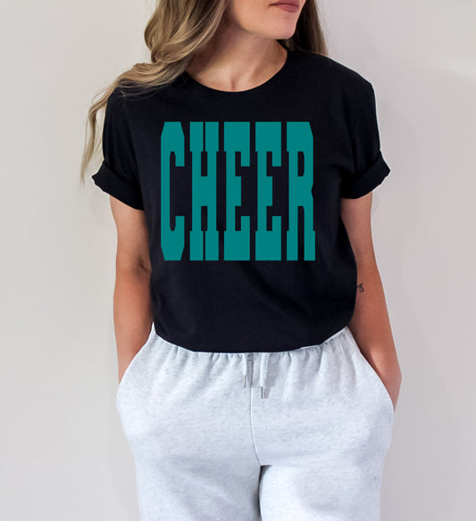 Cheer Teal Comfort Colors