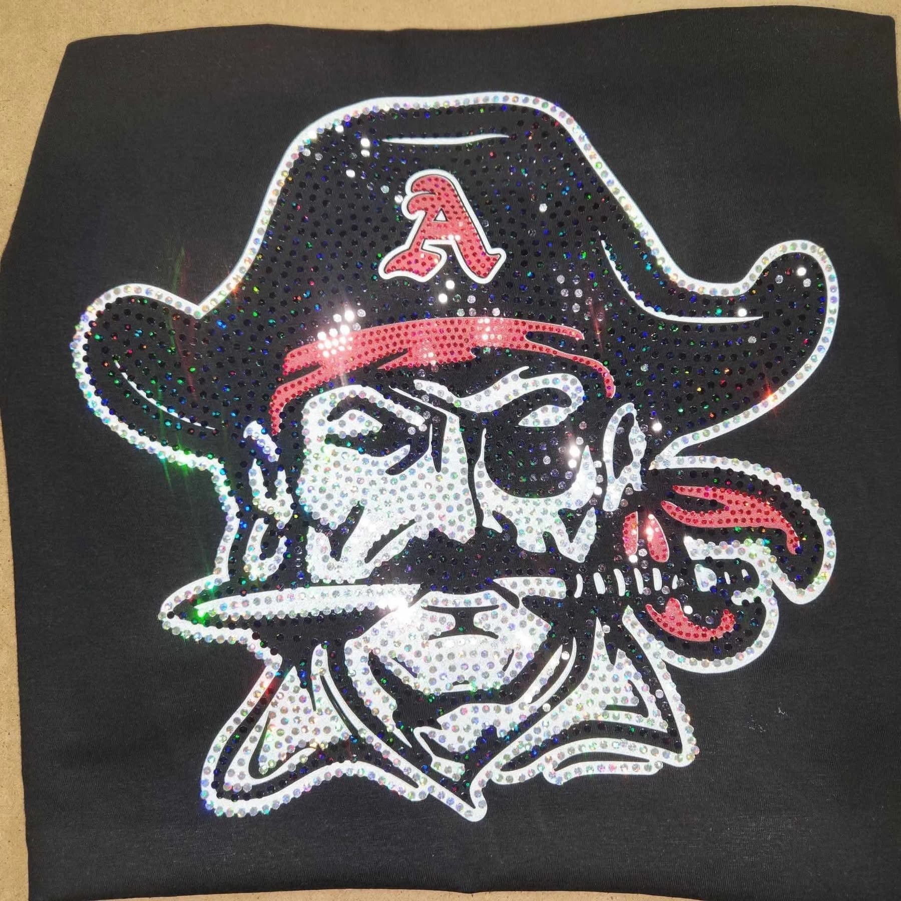 Custom spangled mascot tee