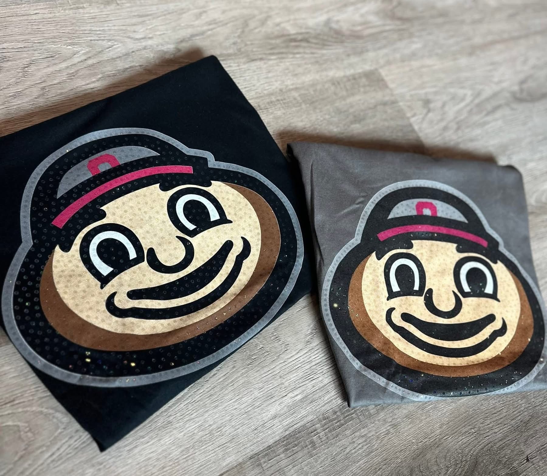 Custom spangled mascot tee