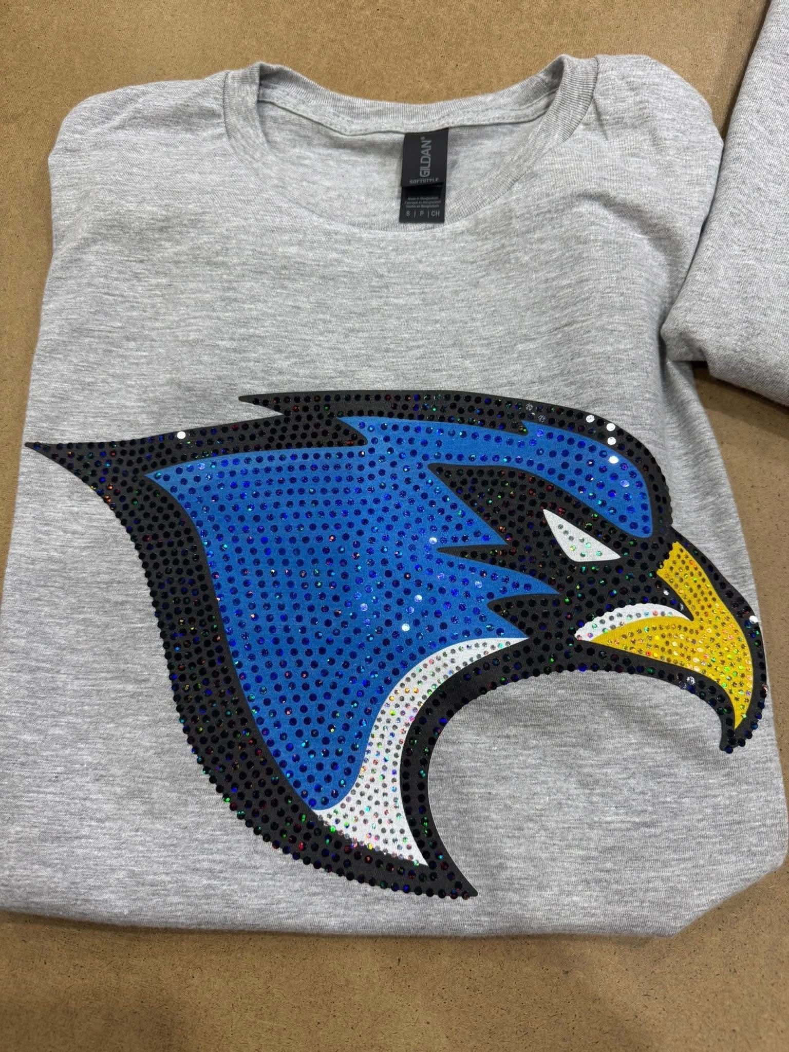 Custom spangled mascot tee
