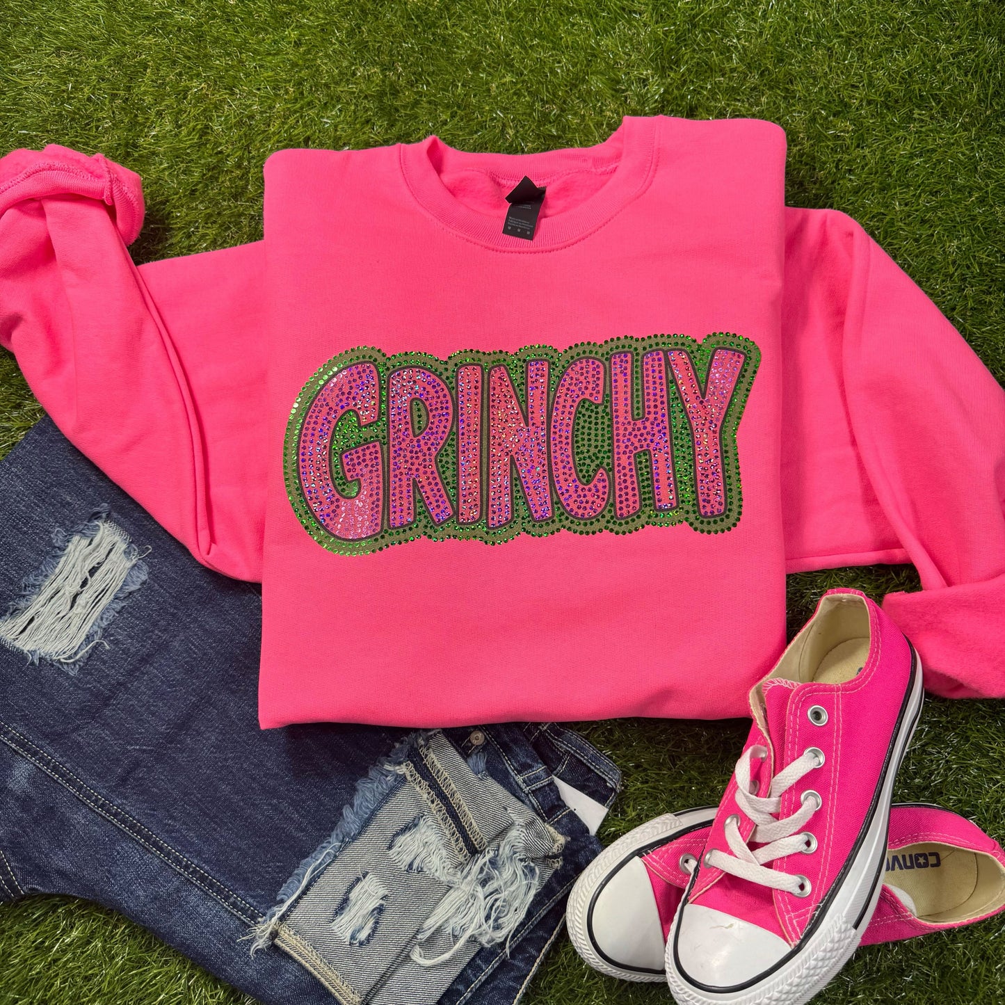 Grinchy Neon Pink
