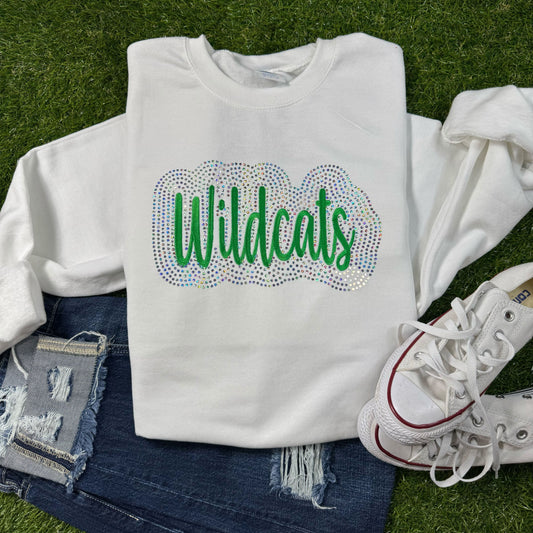 Custom Embroidery and Spangle Sweatshirt