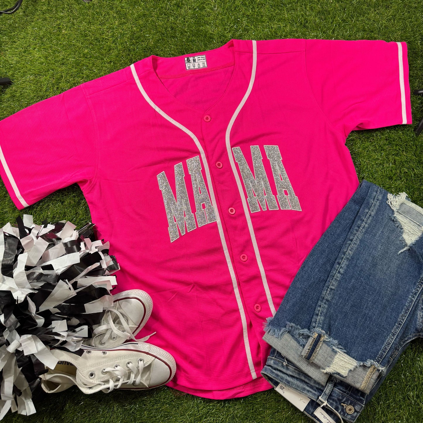 Custom Glitter Embroidered Jersey