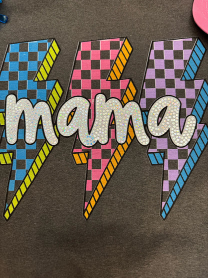 Mama Lightening bolt Spangle