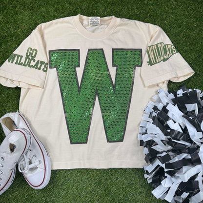 Custom Spirit Tees with sleeve prints SPANGLE