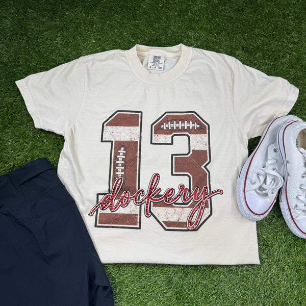 Custom Sport Number and Name Spangle