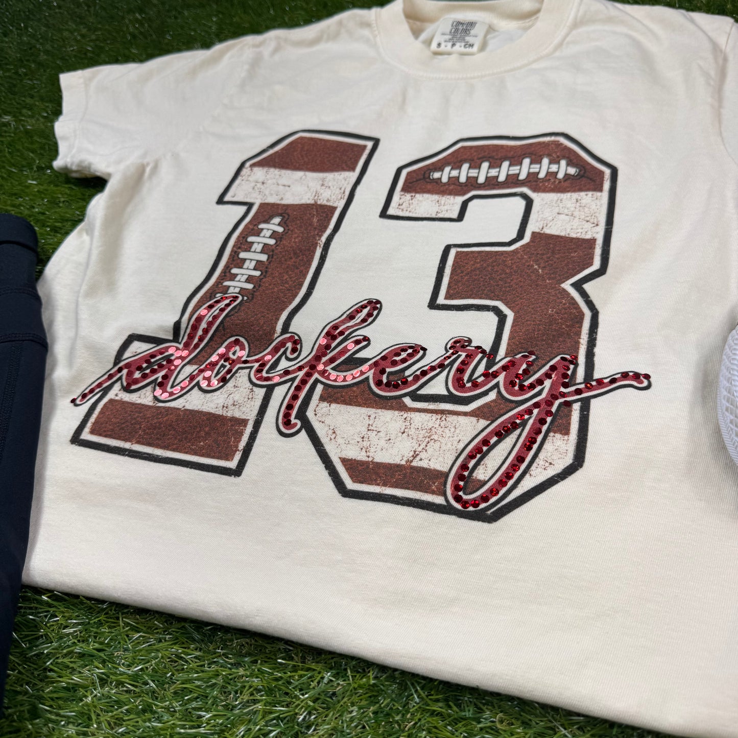 Custom Sport Number and Name Spangle