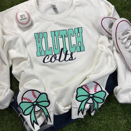 Glow in the Dark Glitter Embroidery