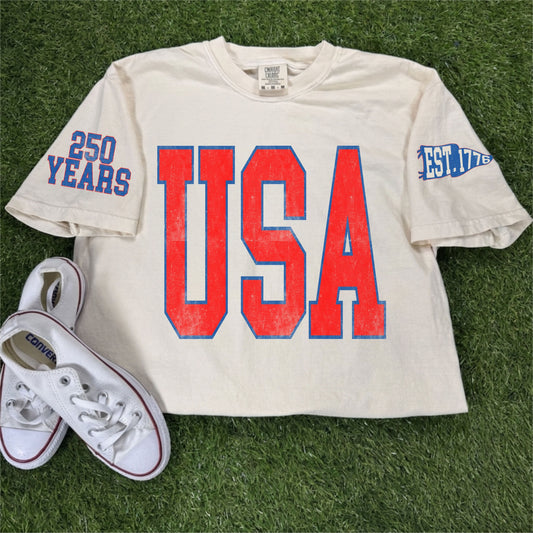 USA Spirit Red with Royal