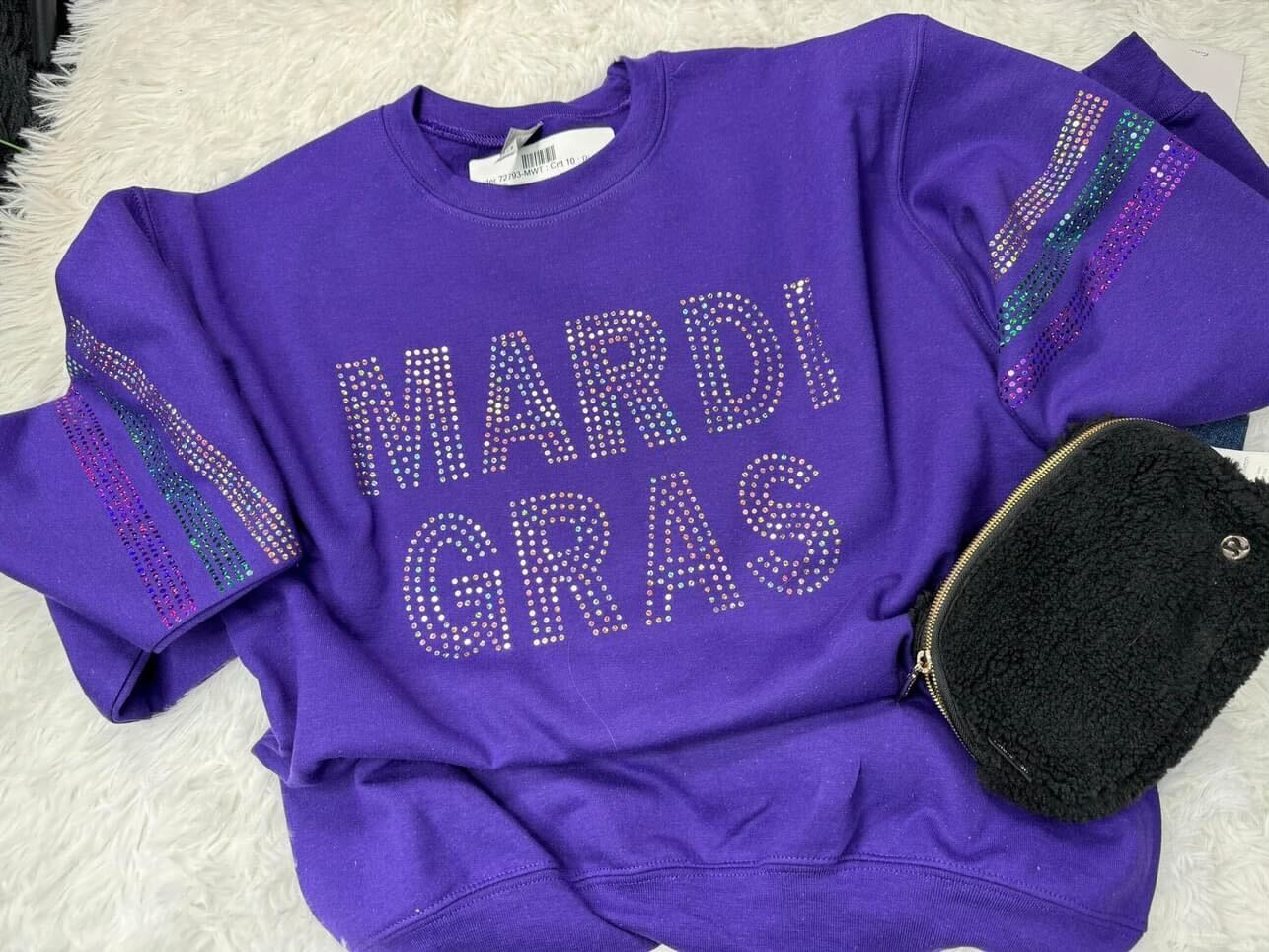 Mardi Gras Spangle with Sleeves