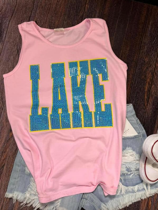 Lake Spangle Comfort Colors Tank