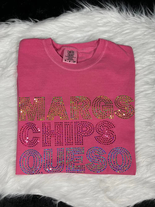 Margs Chips Queso Spangle Tee